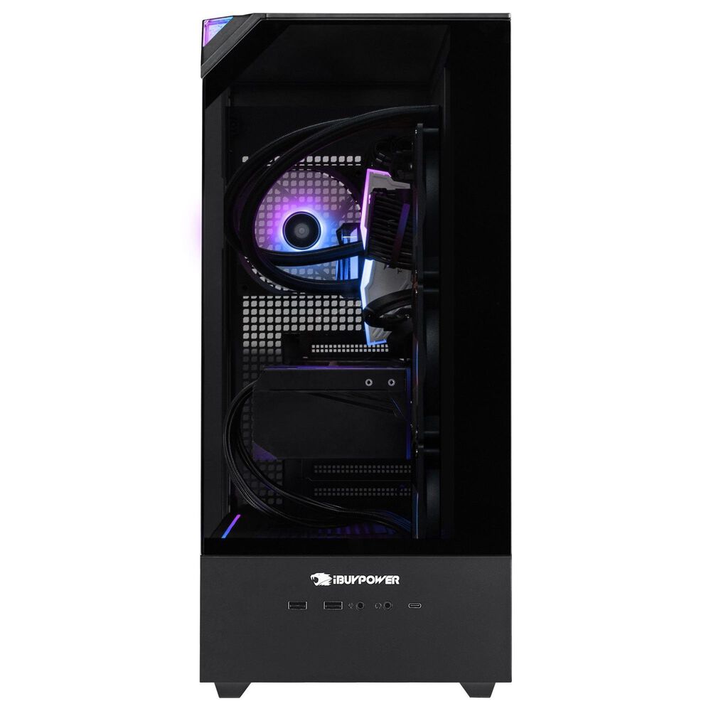 iBUYPOWER Element Gaming Desktop PC | AMD Ryzen 7 7800X3D - 32GB RAM - AMD Radeon RX 9070XT Graphics - 1TB SSD in Black, , large