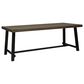 Noble House Lyons 7-Piece Dining Set in Black and Gray, , large