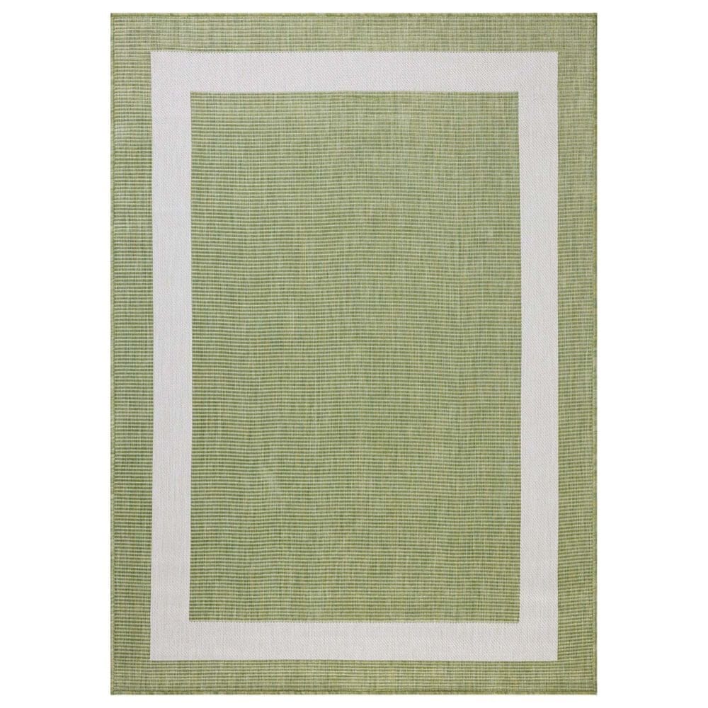 Loloi Easton Green and Ivory 2&#39;3&quot; x 3&#39;9&quot; Indoor/Outdoor Area Rug, , large