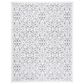 Safavieh Cabana CBN662A 9" x 12" Ivory and Grey Indoor/Outdoor Area Performance Rug, , large