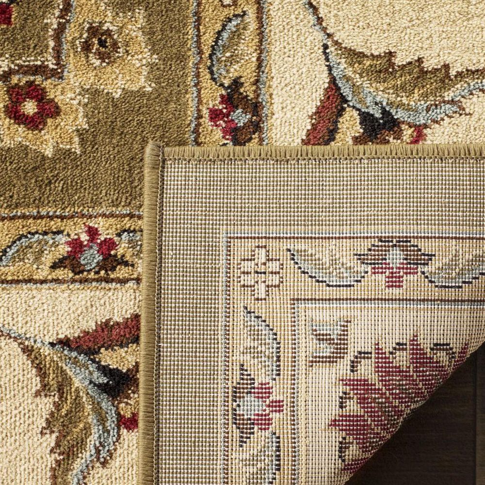 Safavieh Lyndhurst LNH555 2&#39;3&quot; x 16&#39; Green and Ivory Runner, , large