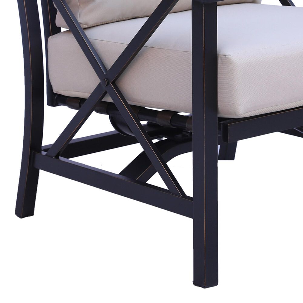 GatherCraft Denison Patio Club Motion Chair in Splendor Wheat, , large