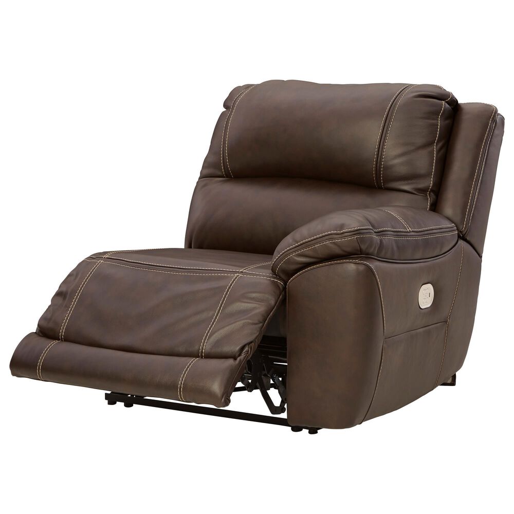 Signature Design by Ashley Dunleith 6-Piece Power Reclining Curved Sectional in Chocolate, , large