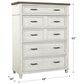 Riva Ridge Caraway 7-Drawer Chest in Aged Ivory, , large