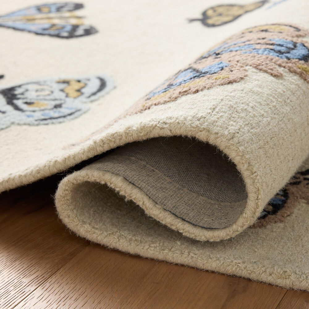 Rifle Paper Co. x Loloi Highgrove Animal Print Cream 5&#39; x 7&#39;6&quot; Area Rug, , large