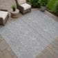 Dalyn Rug Company Soft Essentials Solid Gray 9" x 12" Area Rug, , large