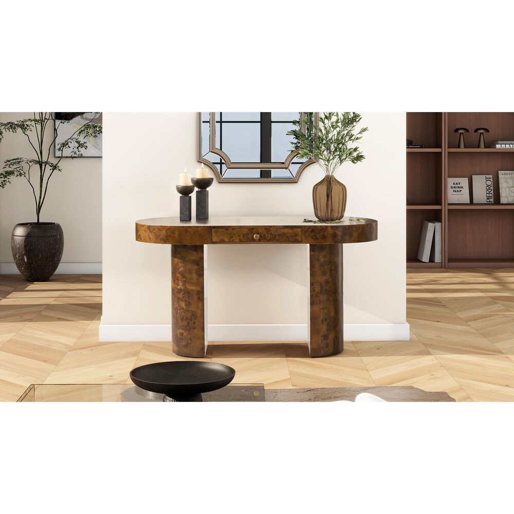 Jennifer Taylor Home Jesse Computer Desk in Dark Brown, , large