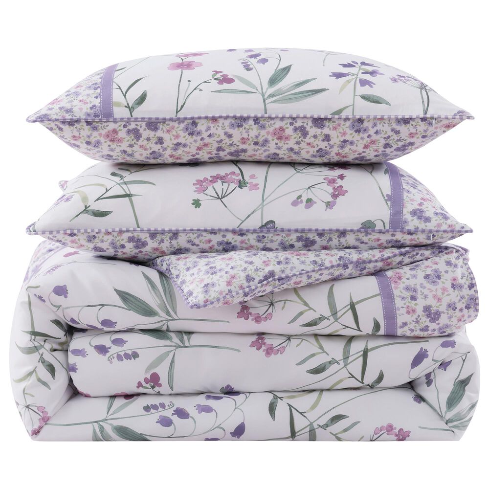 Royal Court Nola 4-Piece Full Comforter Set in Lilac, , large