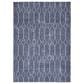 Nourison Machine Washable Series 1 5"3" x 7"3" Navy Area Rug, , large