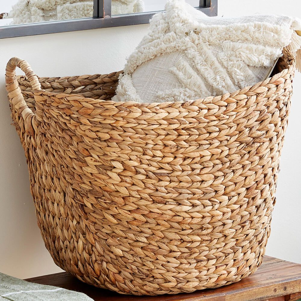 Maple and Jade 17" Basket in Brown, , large