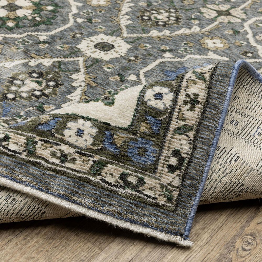 Oriental Weavers Hastings HA07H 6&#39;7&quot; x 9&#39;6&quot; Blue Area Rug, , large