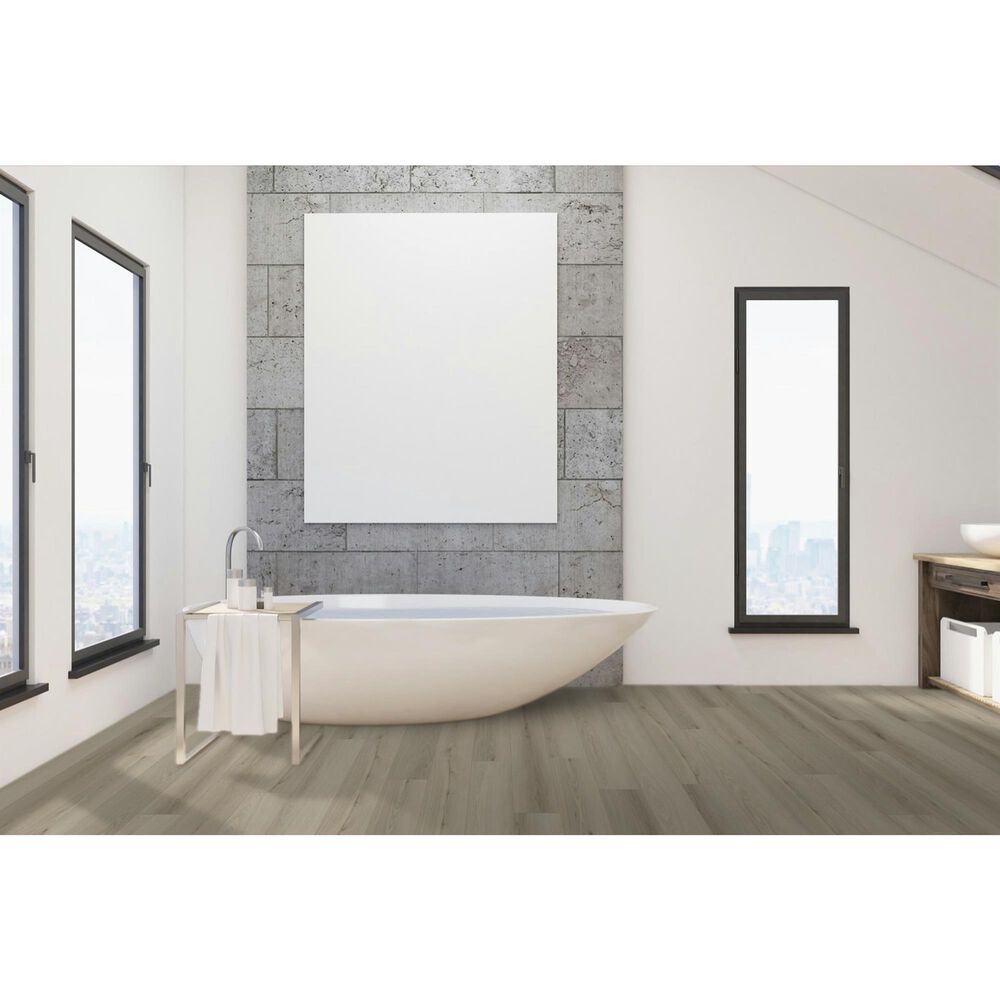 Fuzion Dynamix Hardcore 3DGE Ash Grey 7&quot; x 60&quot; Luxury Vinyl Plank, , large
