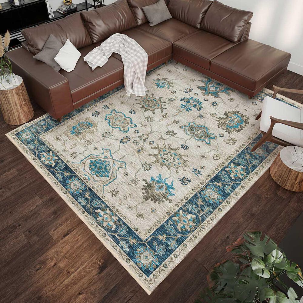 Dalyn Rug Company Marbella 6&#39; x 9&#39; Flax Area Rug, , large