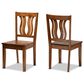 Baxton Studio Fenton Side Chair in Walnut Brown (Set of 2), , large