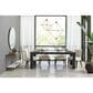Schnadig Edge Dining Table in Striated Ebony and Lucent Bronze - Table Only, , large
