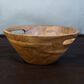 India Handicrafts Inc Natural Medium Wood Serving Bowl in Brown, , large