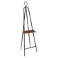 Maple and Jade Large Adjustable Display Easel with Wood Tray in Matte Black and Natural, , large