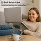 Uncaged Ergonomics Laptop Swivel Stand | Laptop Riser in Silver, , large