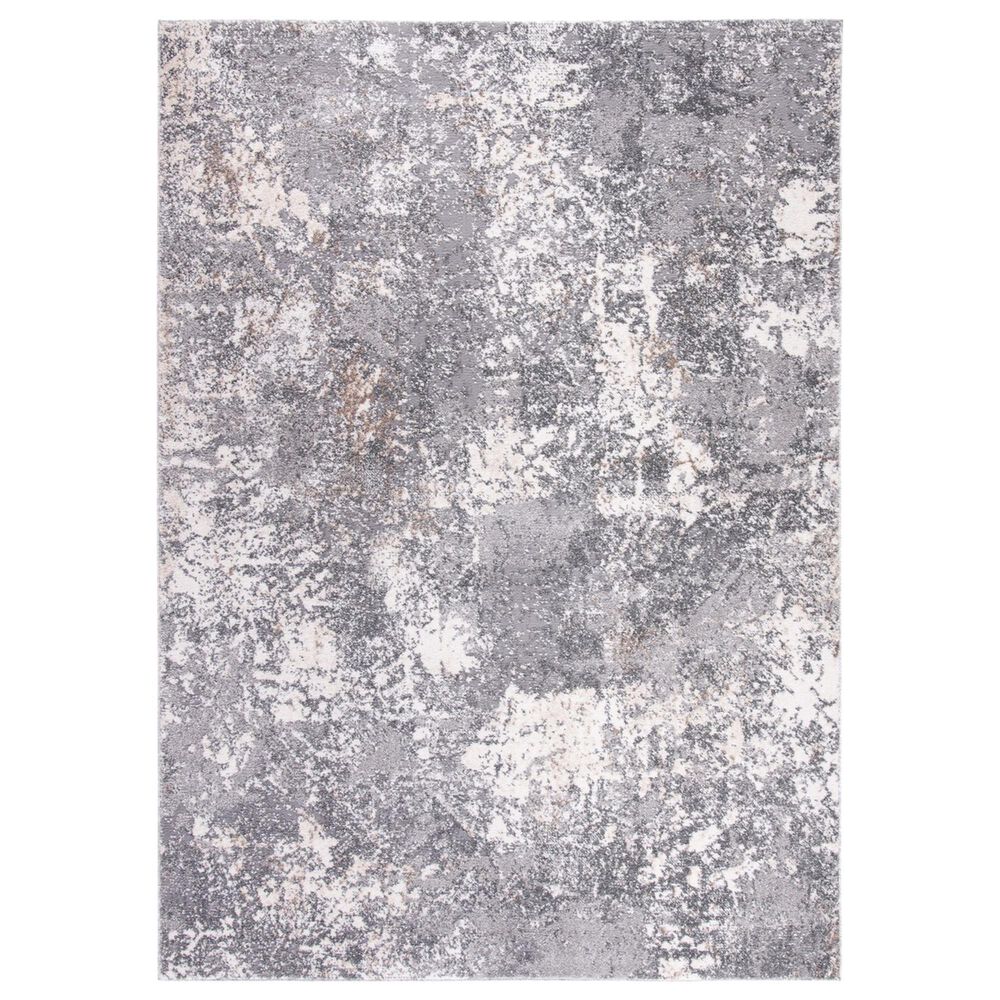 Safavieh Aston ASN715 5"3" x 7"7" Light Grey and Grey Area Rug, , large