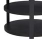 Lexington Furniture Zanzibar Kenya 2-Shelf End Table in Medium Taupe, Deep Espresso and Dark Umber, , large