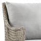 Blue River Silvana Outdoor Dining Chair with Beige Cushion in Gray (Set of 2), , large