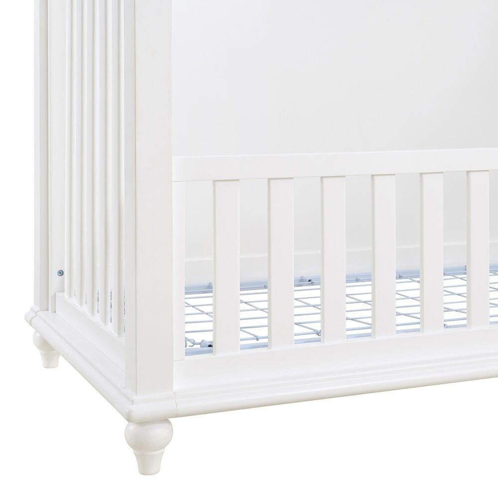Mayberry Hill Alana Crib with Guardrails in White, , large