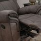 Linon Home Decor Gideon Manual Recliner in Stone Grey, , large