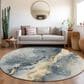 Dalyn Rug Company Odyssey OY344 Graphite 8" Round Area Rug, , large