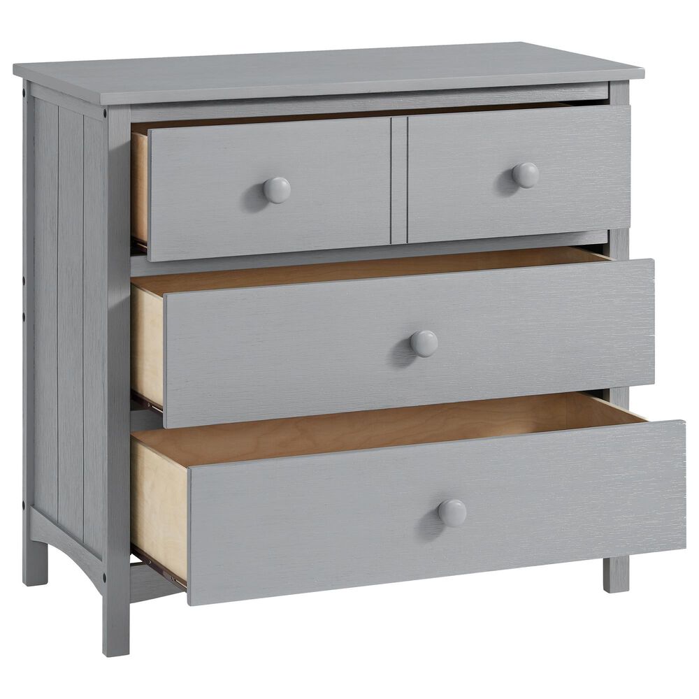Oxford Baby Montauk 3-Drawer Dresser in Farmhouse Gray, , large