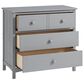 Oxford Baby Montauk 3-Drawer Dresser in Farmhouse Gray, , large