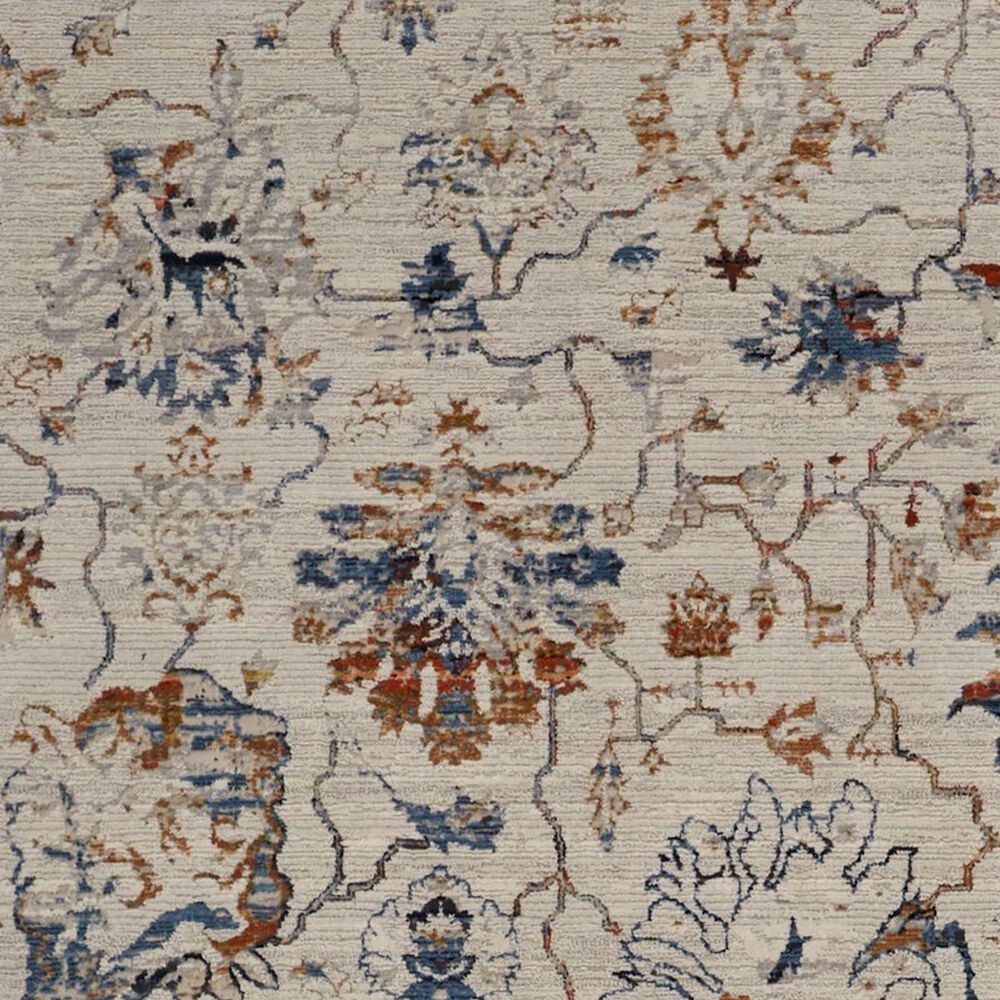 Feizy Kaia 2&#39;6&quot; x 10&#39; Ivory and Multicolor Runner, , large
