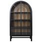 Ashley Greddinton Display Cabinet in Black and Medium Brown, , large