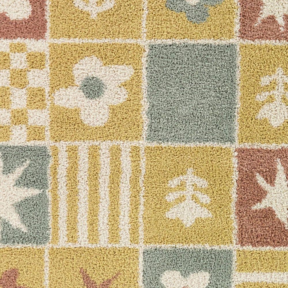 Balta Rugs Stella Atlas Yellow 5'3" x 7' Kids Area Rug, , large
