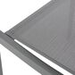 Hearth and Haven Outdoor Modern Aluminum Dining Chair with Mesh Seat in Dark Gray (Set of 2), , large