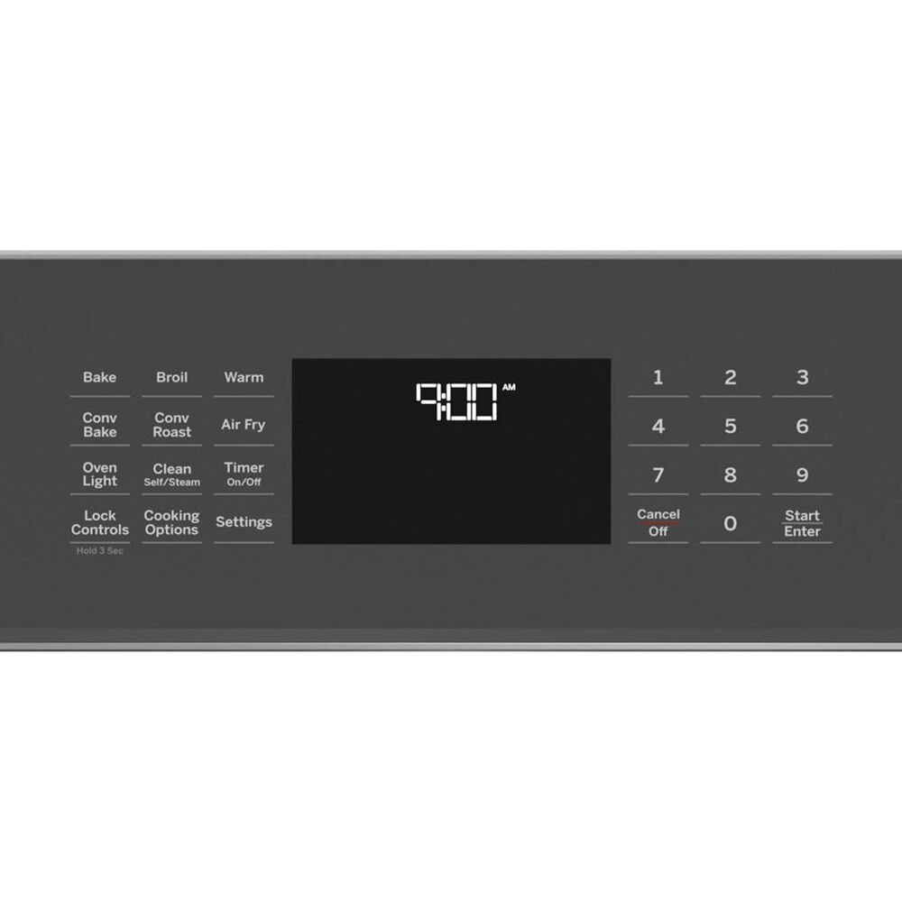 GE Profile 5.3 Cu. Ft. Smart Slide-In Electric Range with No Preheat Air Fry in Fingerprint Resistant Stainless Steel, , large