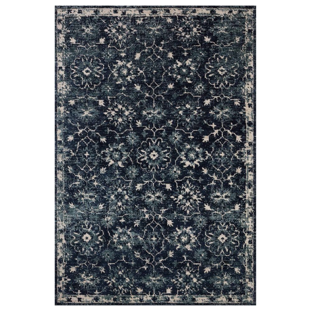 Loloi Percival Navy and Ivory 7"9" x 9"9" Area Rug, , large