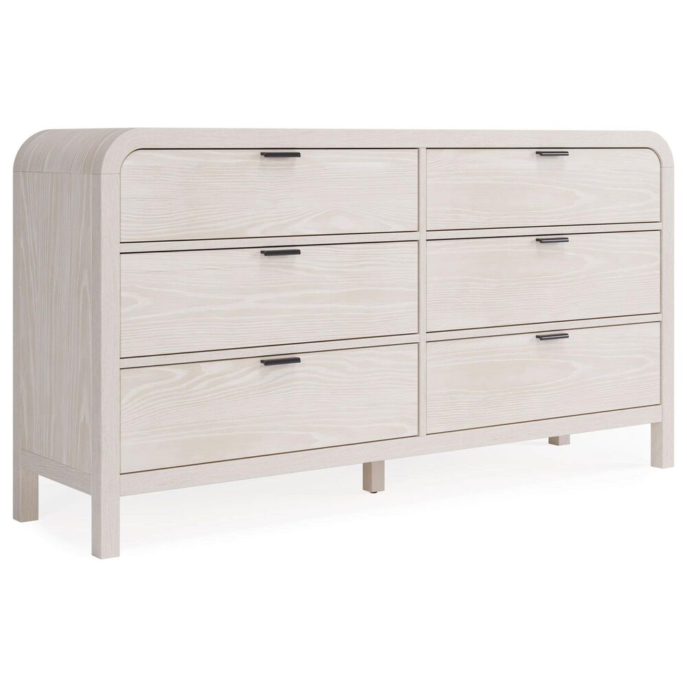 Urban Home Drake Dresser and Mirror in Sugar Finish, , large