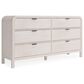 Urban Home Drake Dresser and Mirror in Sugar Finish, , large