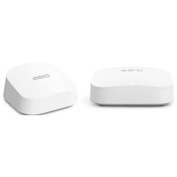 eero Pro 6E Mesh Wi-Fi 6E Router with 7 Mesh Wi-Fi 7 System in White, , large