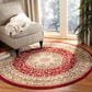 Safavieh Lyndhurst LNH222 8" Round Red and Ivory Area Rug, , large
