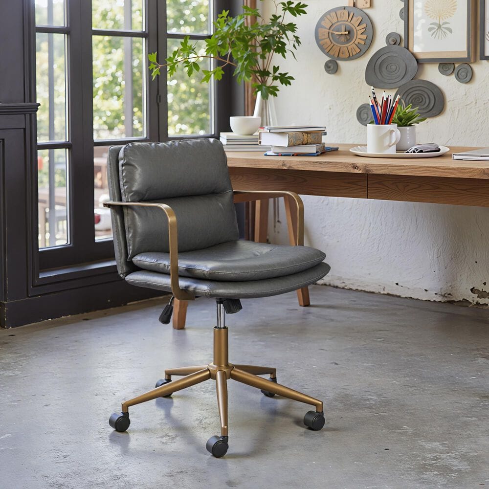 Zuo Modern Birao Office Chair in Bronze, , large