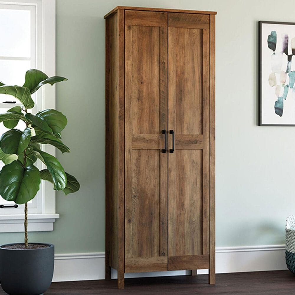 Sauder Select 2-Door Storage Cabinet in Rural Pine, , large