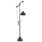 Maple and Jade Industrial Floor Lamp in Black and Copper, , large