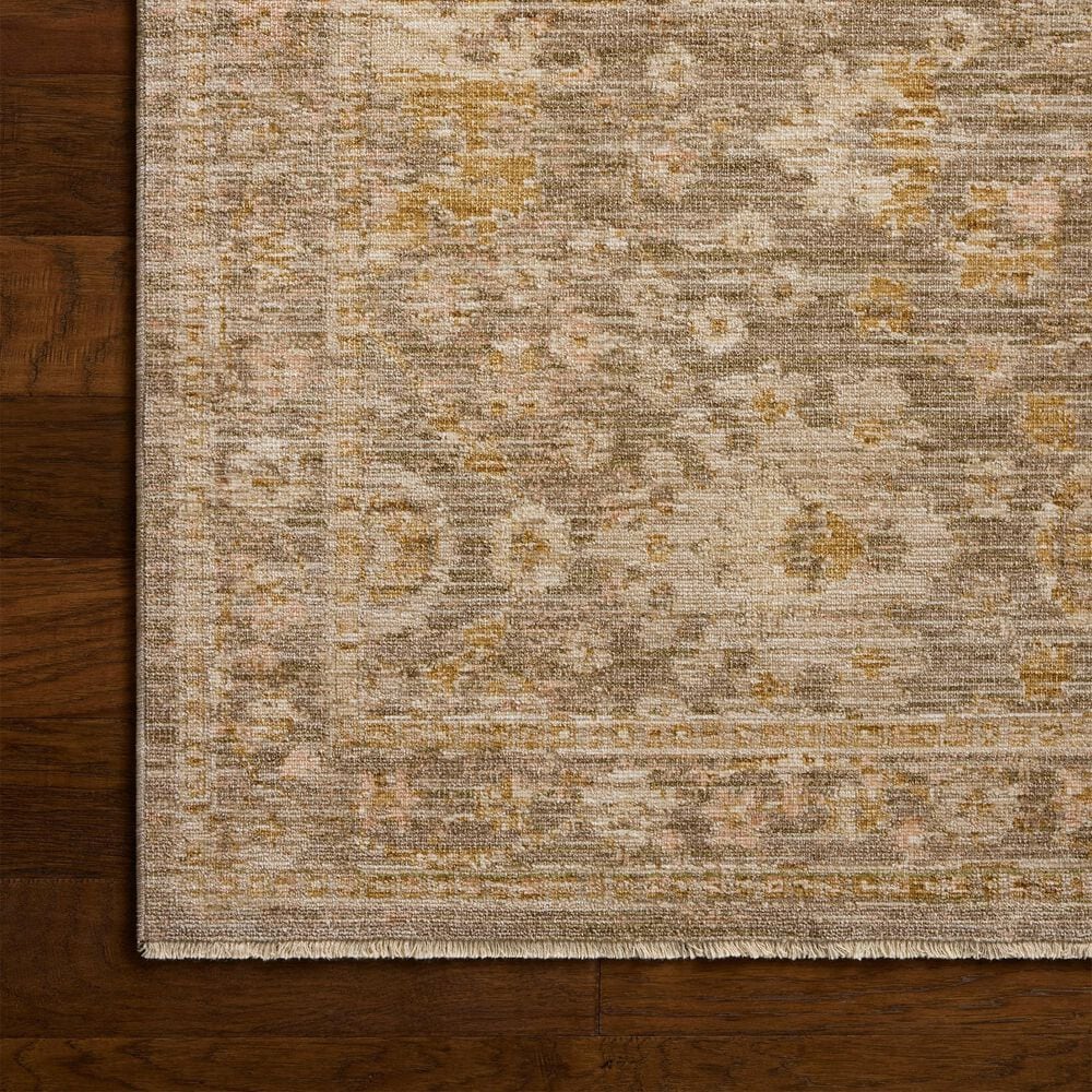 Loloi Elora Bark and Spice 7'10" Round Area Rug, , large