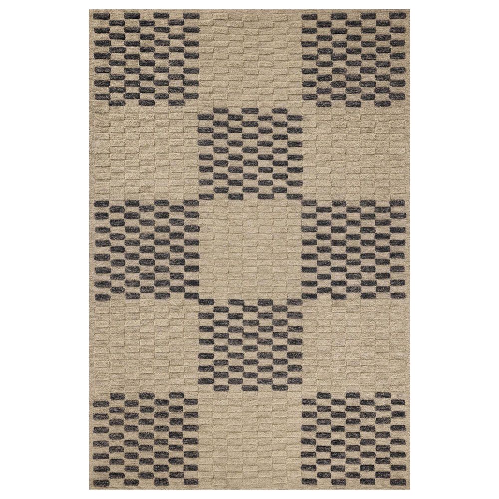 Chris Loves Julia x Loloi Bradley 3"6" x 5"6" Beige and Midnight Area Rug, , large