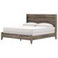 Ashley Elbrim King Panel Bed in Weathered Brown, , large