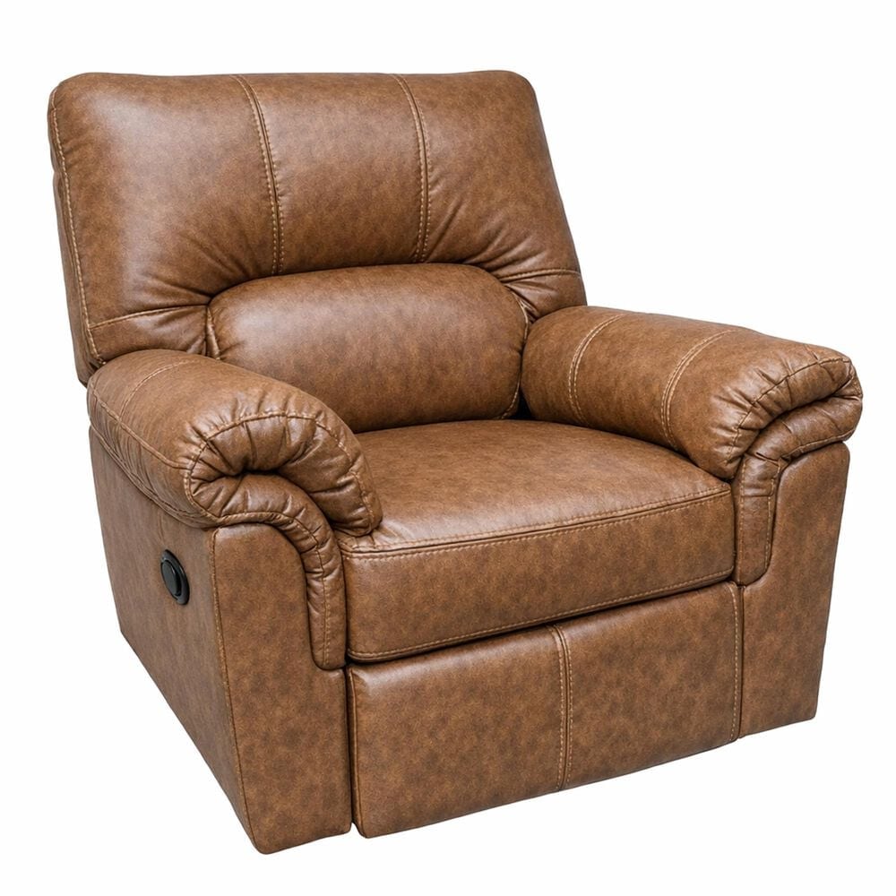 Ashley WillowBend Rocker Recliner in Caramel, , large