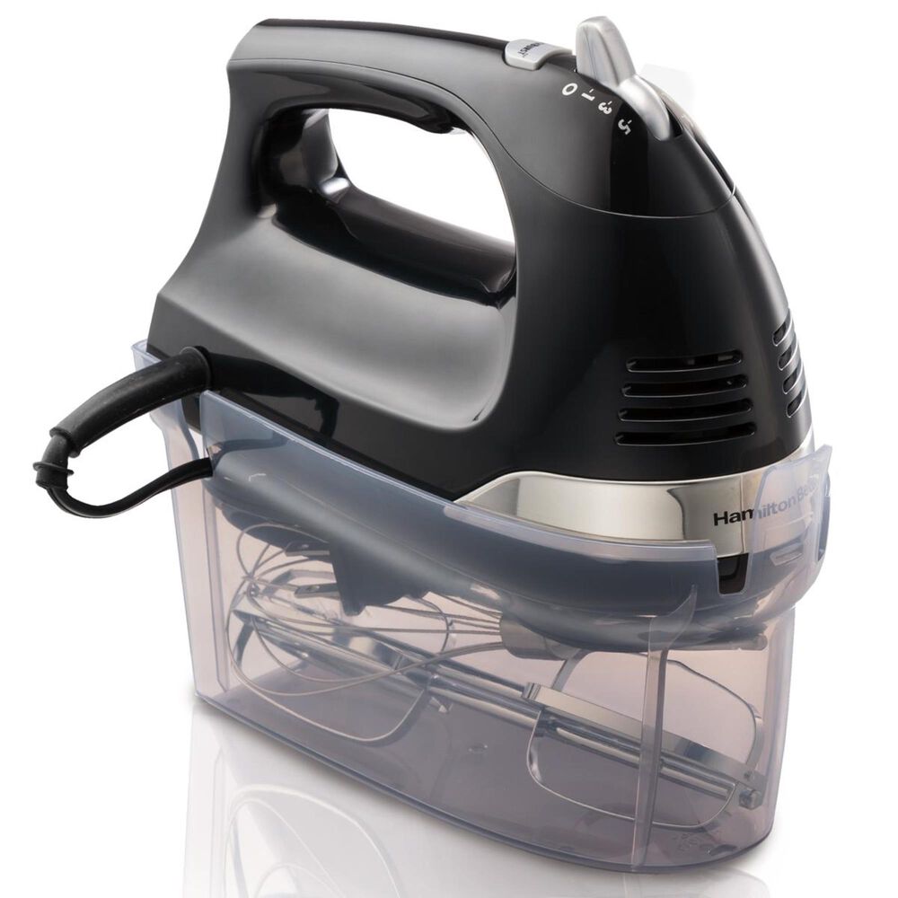 Hamilton Beach Hand Mixer with Snap-On Case, , large