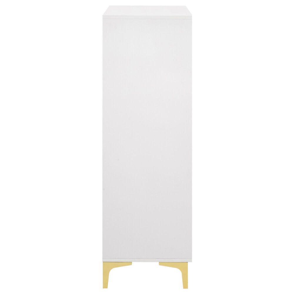 Pacific Landing Kendall 5-Drawer Chest in Gold and White, , large