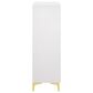Pacific Landing Kendall 5-Drawer Chest in Gold and White, , large